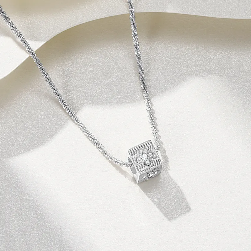 DESIGN CIRCLES S925 Silver Necklaces Women's-3