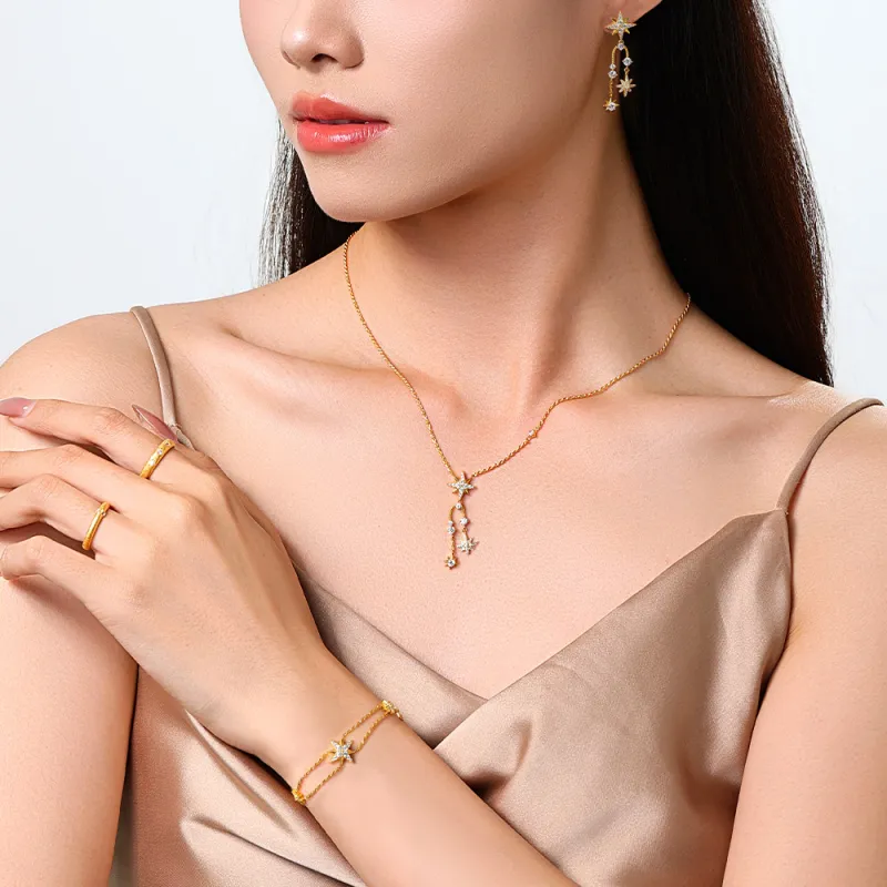 DESIGN CIRCLES S925 Silver Necklaces Women's-5