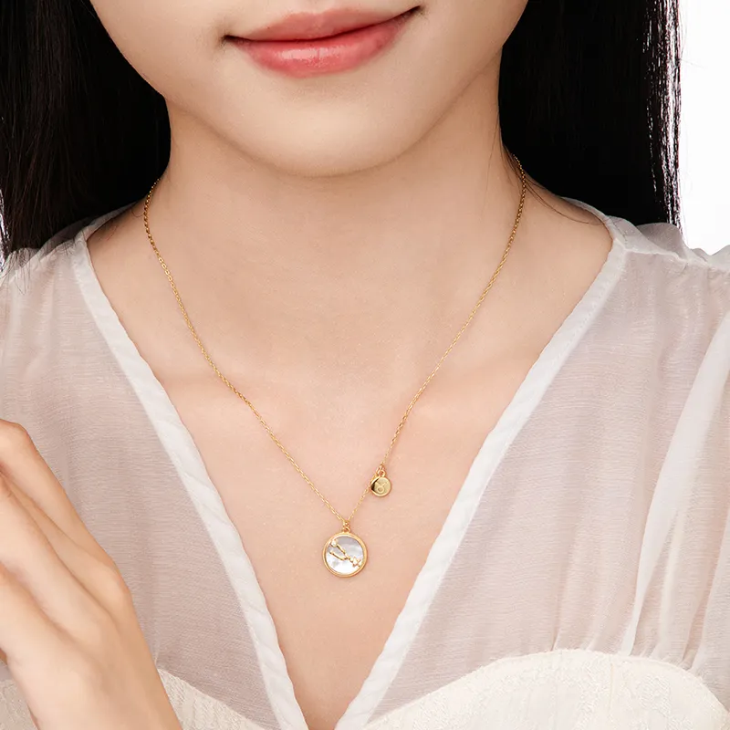 DESIGN CIRCLES S925 Silver Necklaces Women's-2