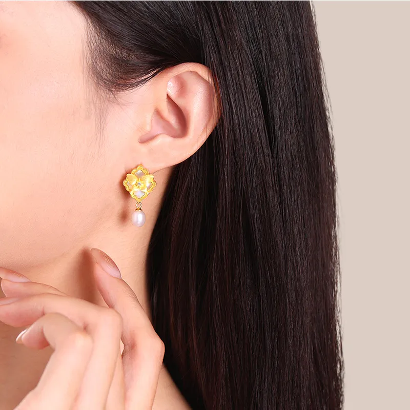 DESIGN CIRCLES S925 Silver Earrings Women's-2