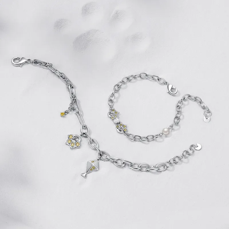 DESIGN CIRCLES Alloy Bracelets Unisex-5