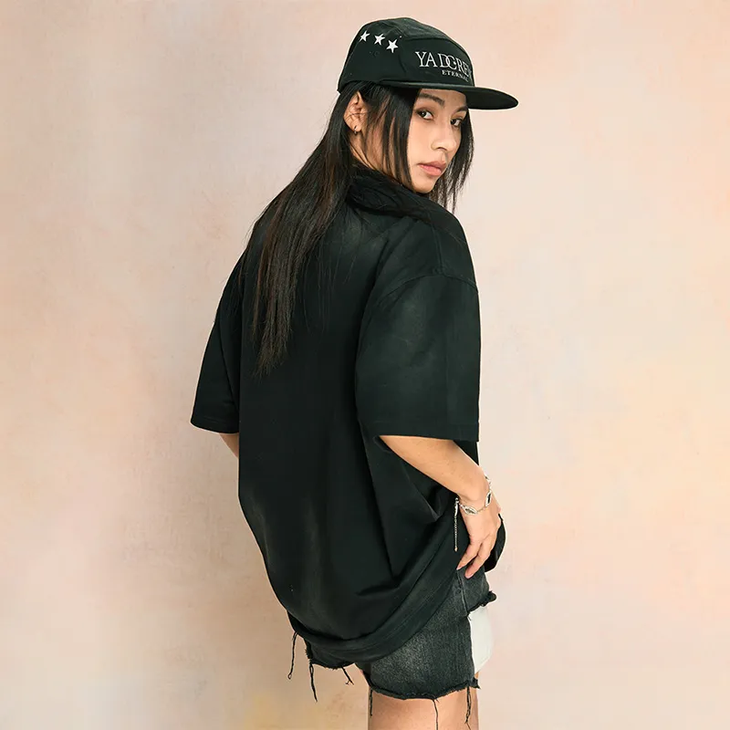 YADcrew T Shirts Unisex Black-3
