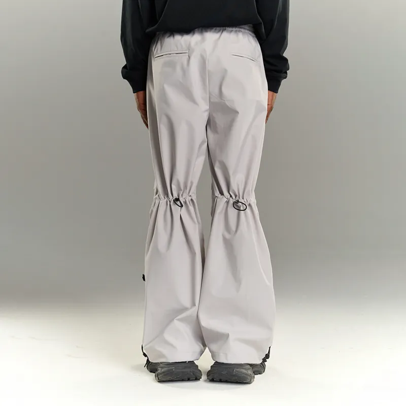 YADcrew Casual Pants Unisex Silver Gray-2