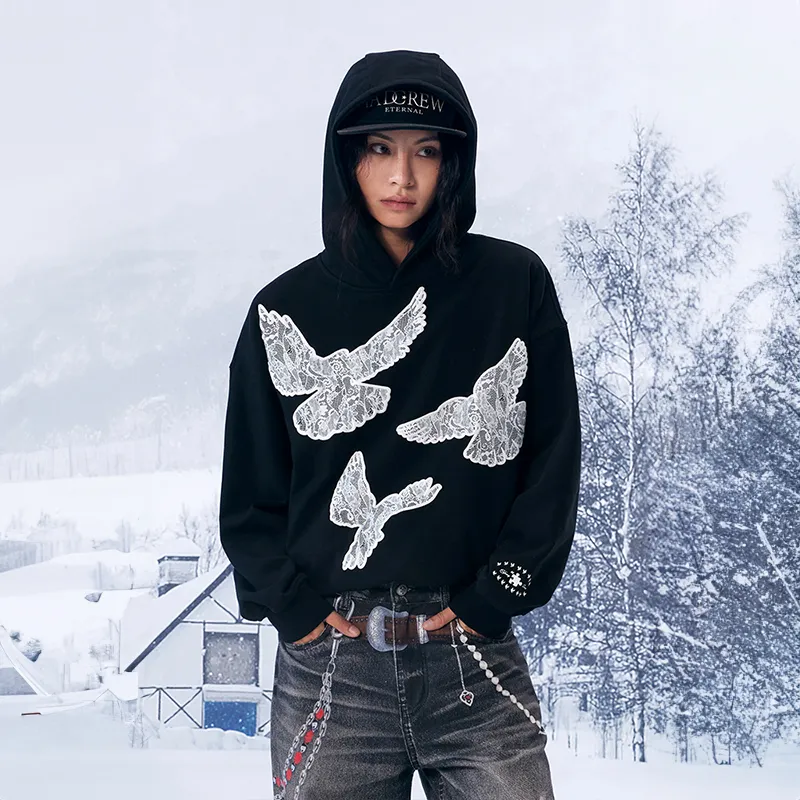 YADcrew Sweatshirt Unisex Black-2