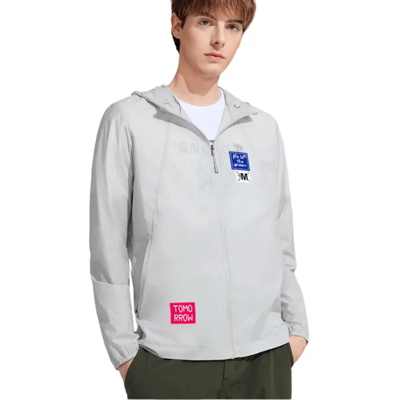 CAMEL Urban Function Series Super Lightweight And Breathable Sun Protection Clothing Unisex Space Gray-2