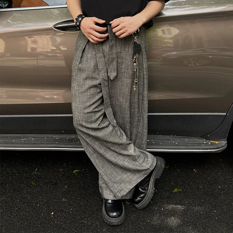 OkayThxBye Casual Pants Unisex Gray-6