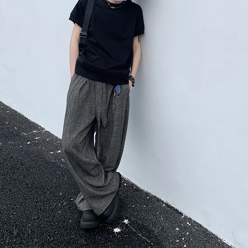 OkayThxBye Casual Pants Unisex Gray-4