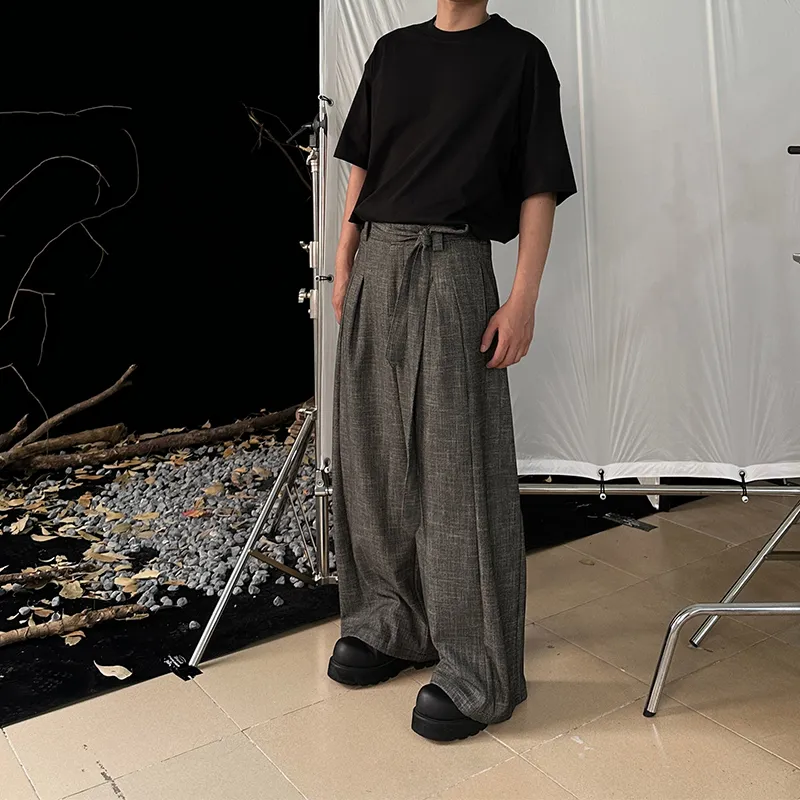 OkayThxBye Casual Pants Unisex Gray-5