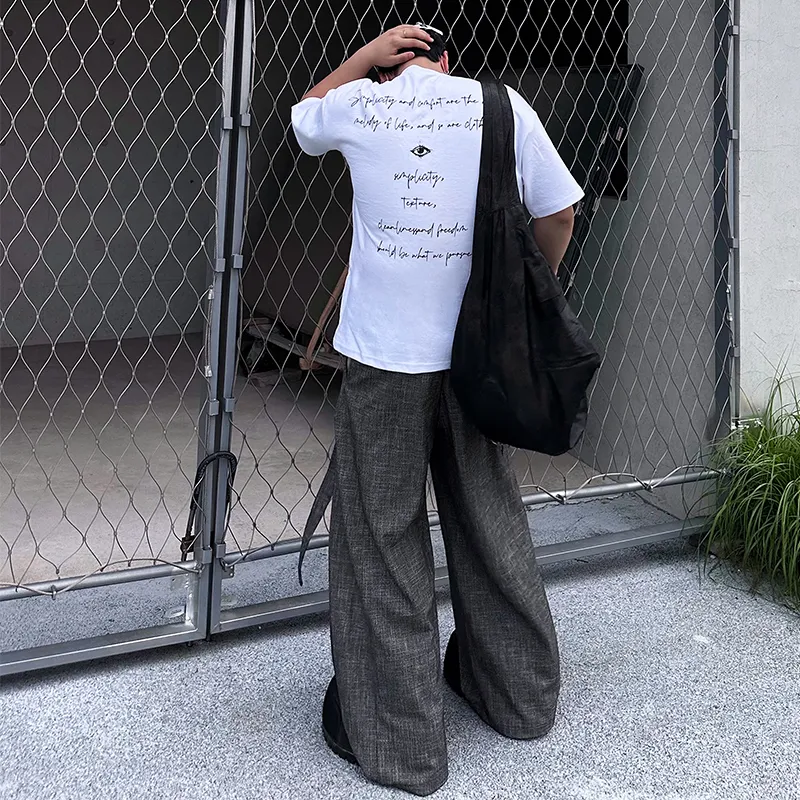 OkayThxBye Casual Pants Unisex Gray-2