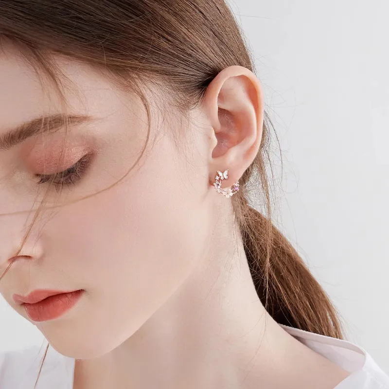 ONEKISS Gold Plated Copper Earrings Women's-5