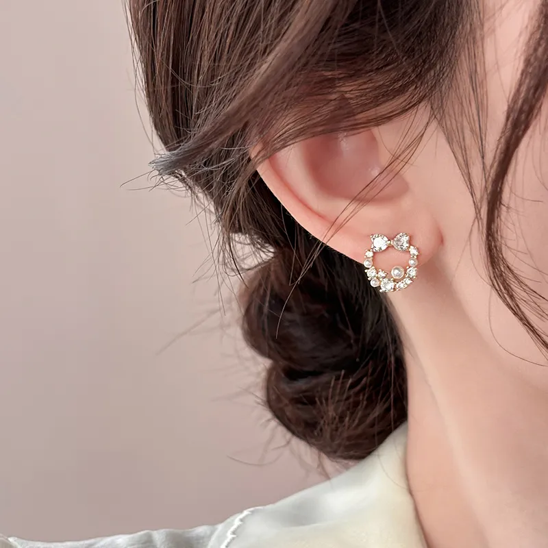 ONEKISS Gold Plated Copper Earrings Women's-2