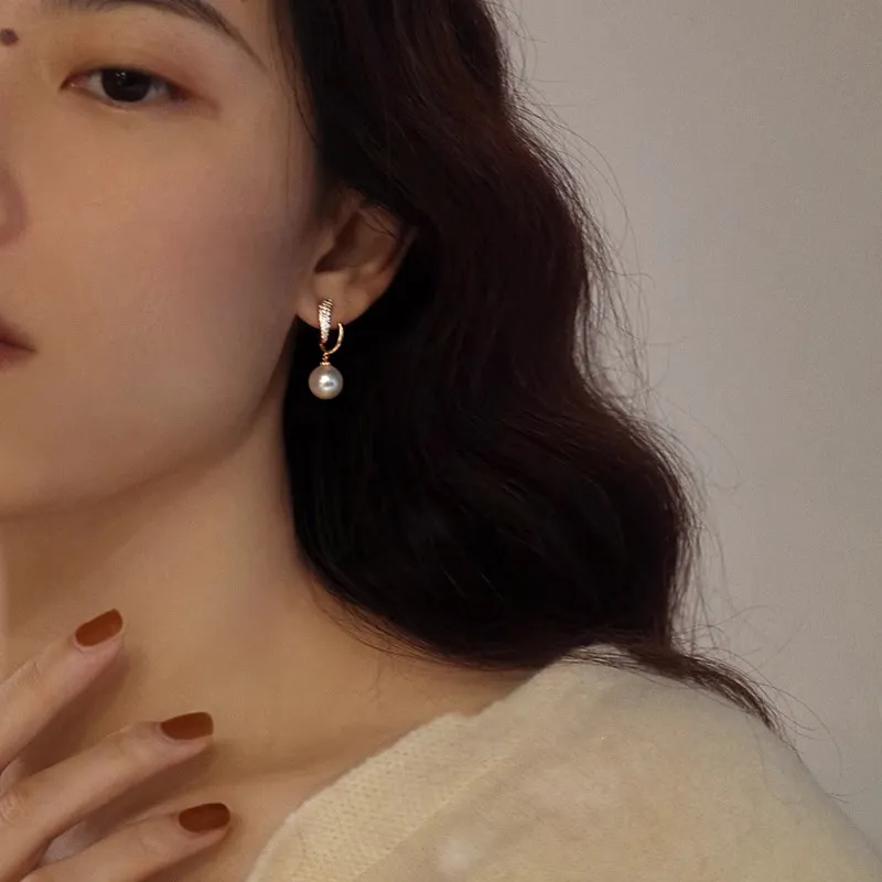 ONEKISS Gold Plated Copper Earrings Unisex-2