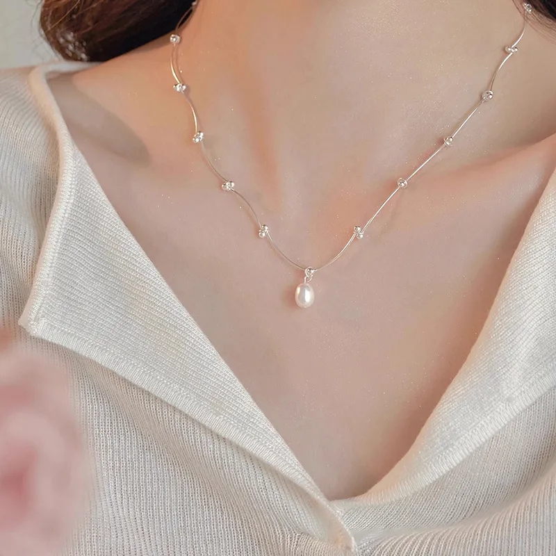 ONEKISS Gold Plated Copper Necklaces Women's-5