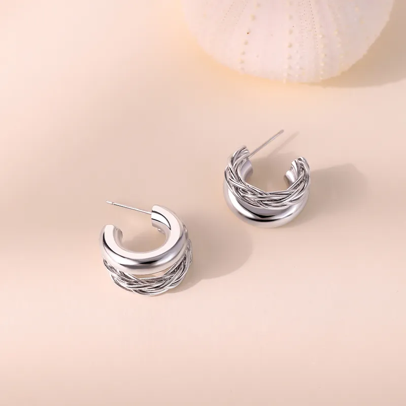 ONEKISS Gold Plated Copper Earrings Women's-7