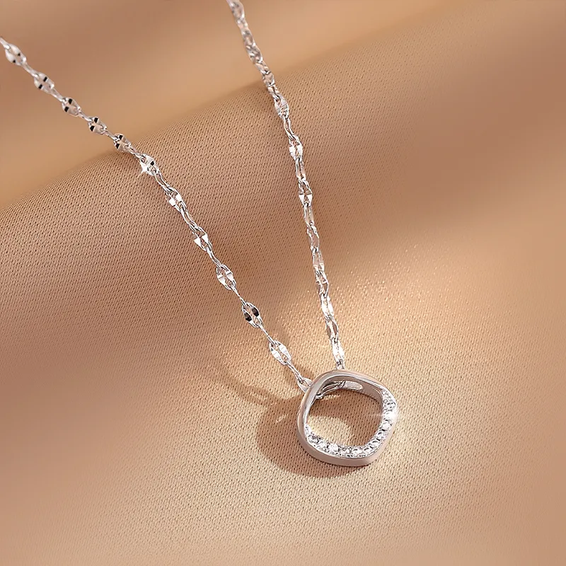 ONEKISS Gold Plated Copper Necklaces Women's-6