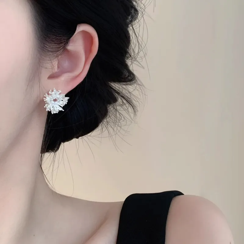 ONEKISS Gold Plated Copper Earrings Women's-3