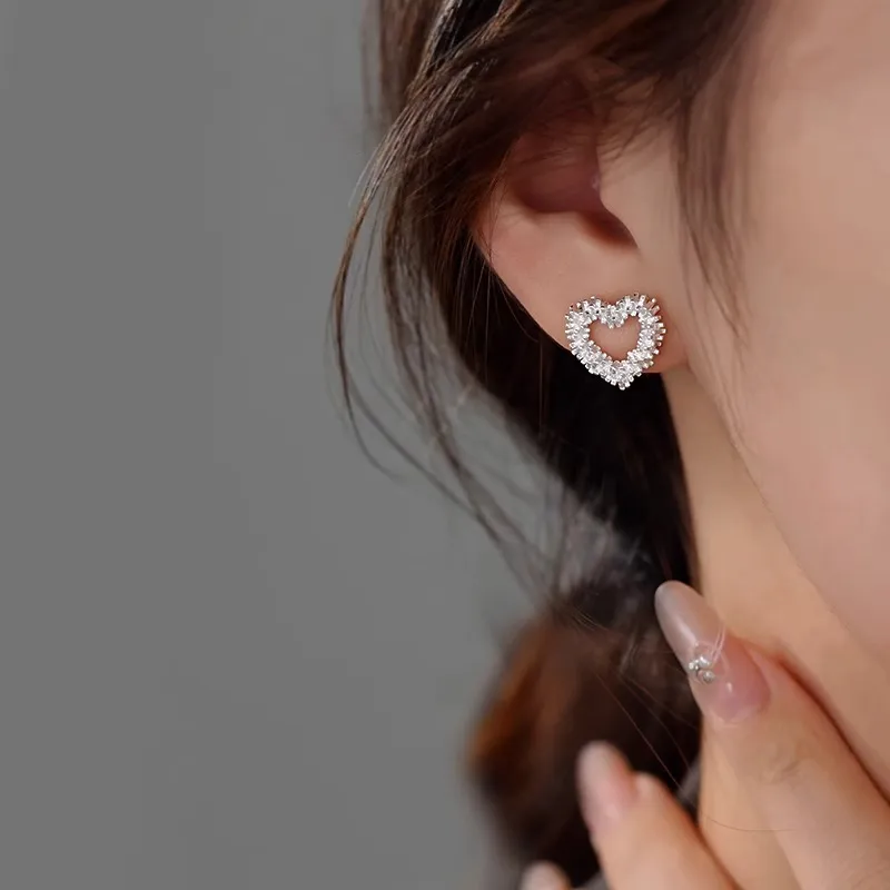 ONEKISS Gold Plated Copper Stud Earrings Women's-5