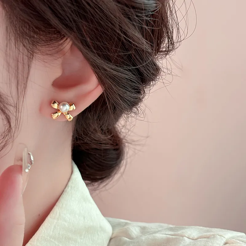 ONEKISS Gold Plated Copper Earrings Women's-6
