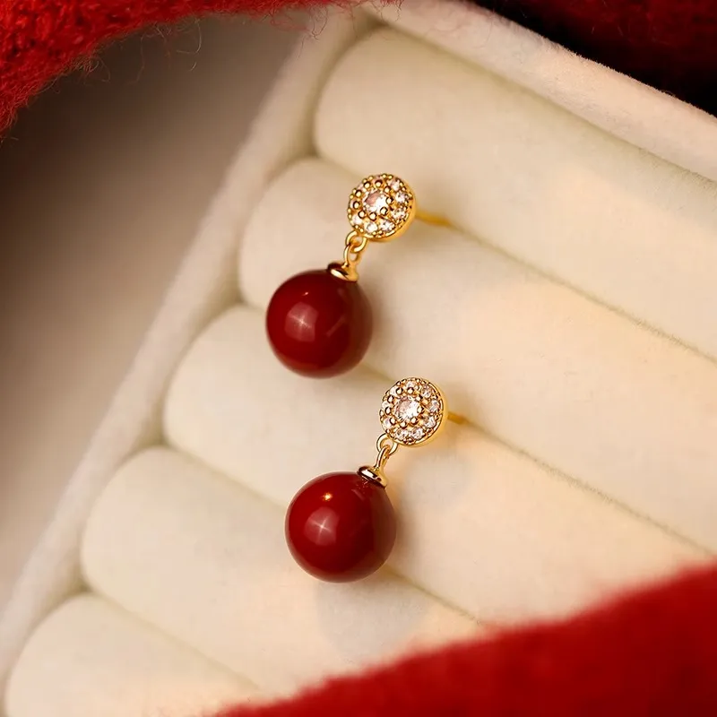 ONEKISS Gold Plated Copper Earrings Women's-4