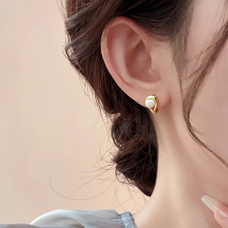 ONEKISS Gold Plated Copper Earrings Women's-7