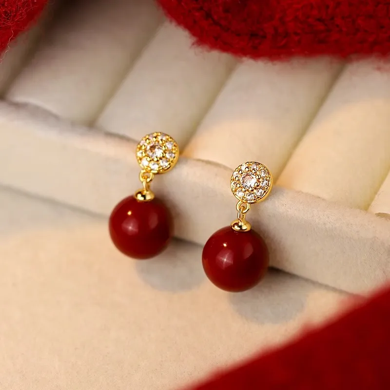 ONEKISS Gold Plated Copper Earrings Women's-8