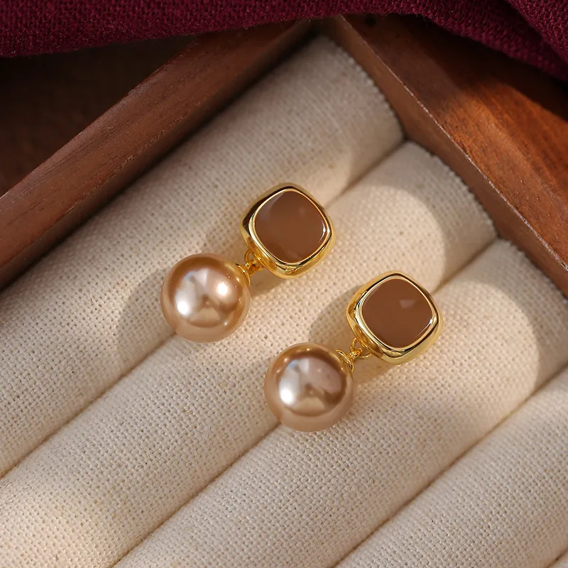 ONEKISS Drip Glaze Earrings Women's-4