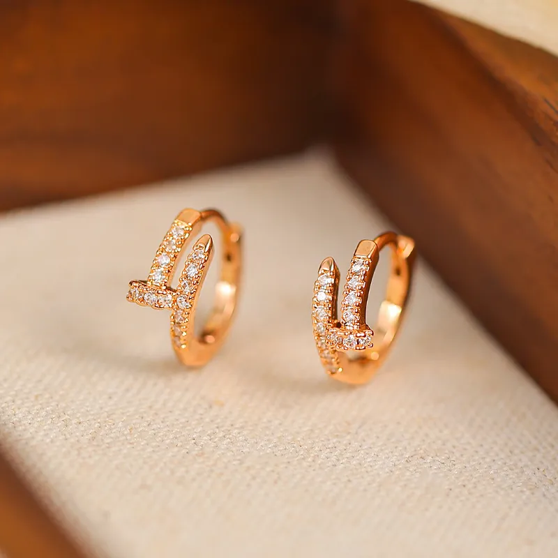 ONEKISS Gold Plated Copper Earrings Women's-2