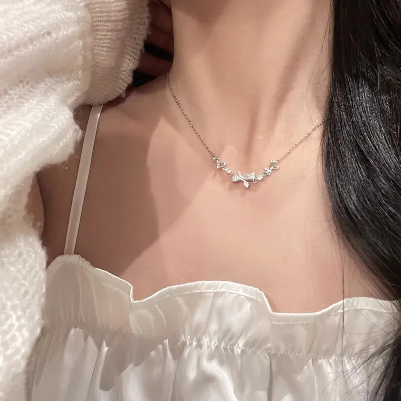 ONEKISS Gold Plated Copper Necklaces Women's-6