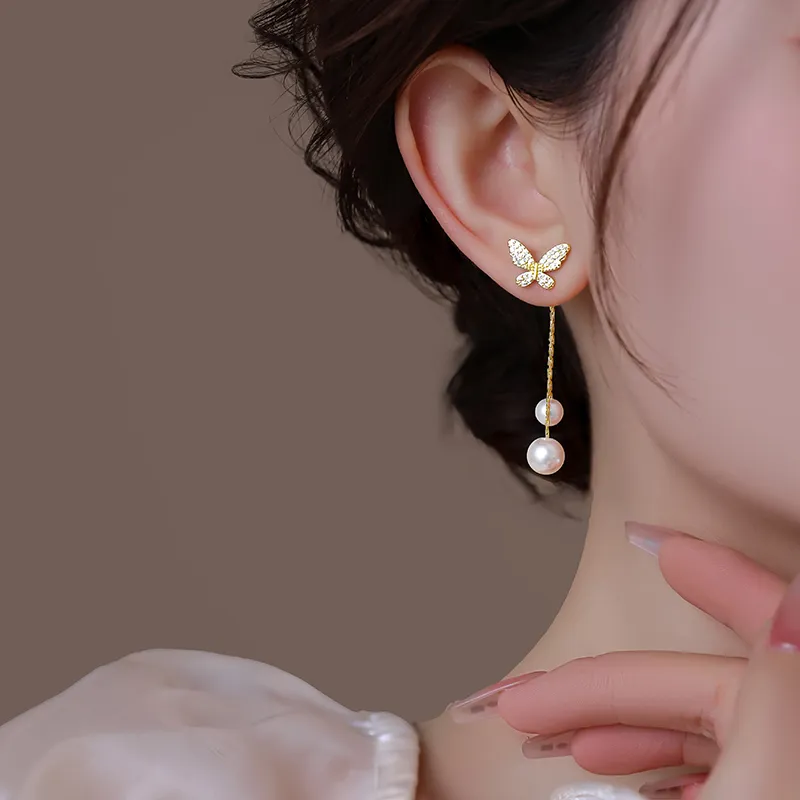 ONEKISS Artificial Zircon Earrings Women's-2