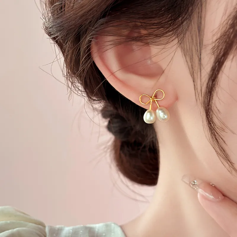 ONEKISS Gold-Plated Copper Earrings Women's-7