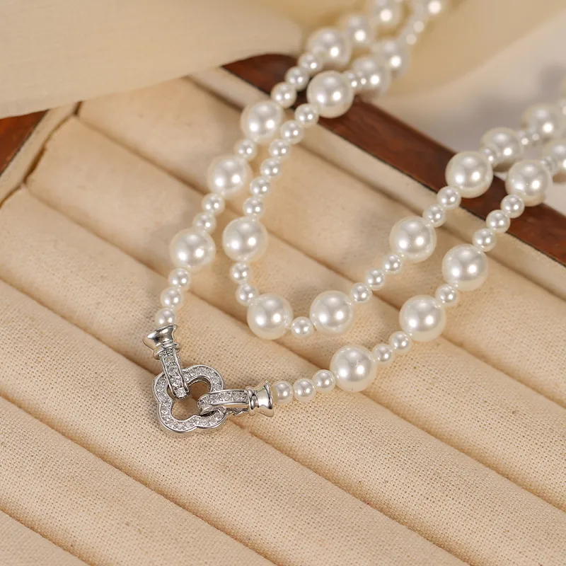 ONEKISS Gold Plated Copper Necklaces Women's-4