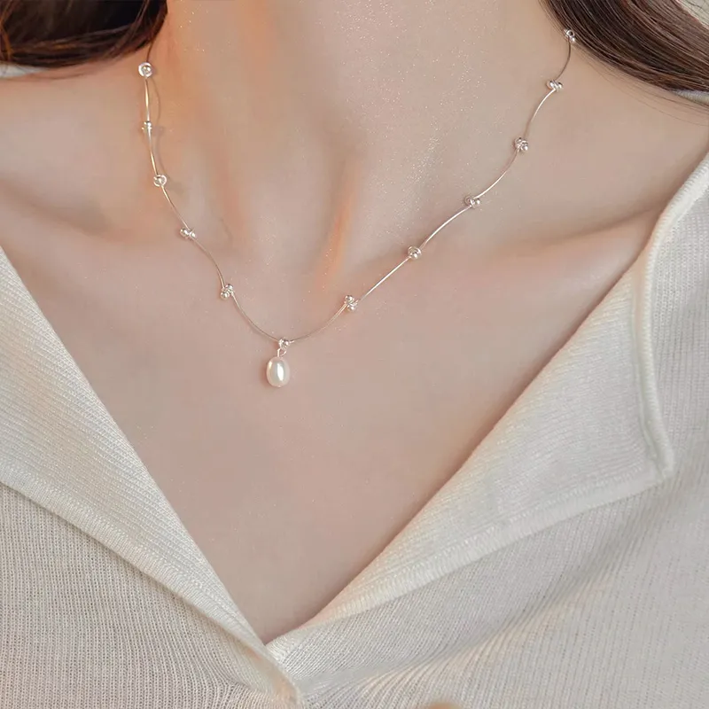 ONEKISS Gold Plated Copper Necklaces Women's-1