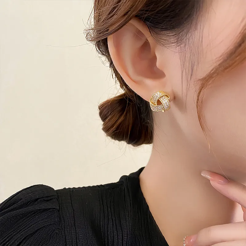 ONEKISS Gold Plated Copper Earrings Women's-1