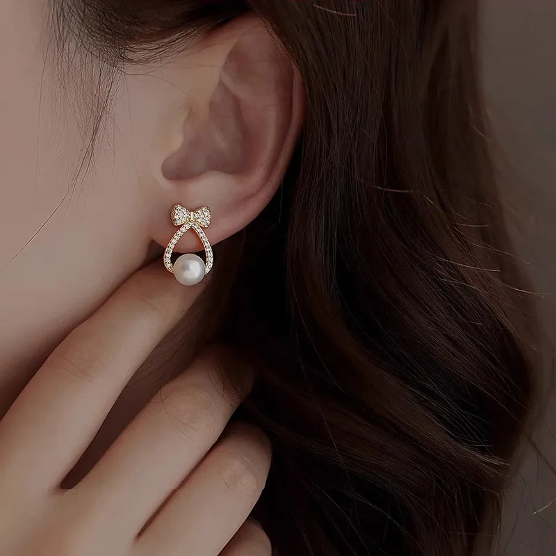 ONEKISS Gold Plated Copper Earrings Women's-1