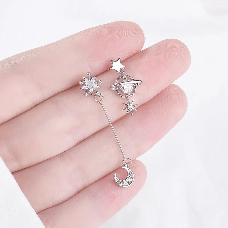 ONEKISS Artificial Zircon Earrings Women's-4