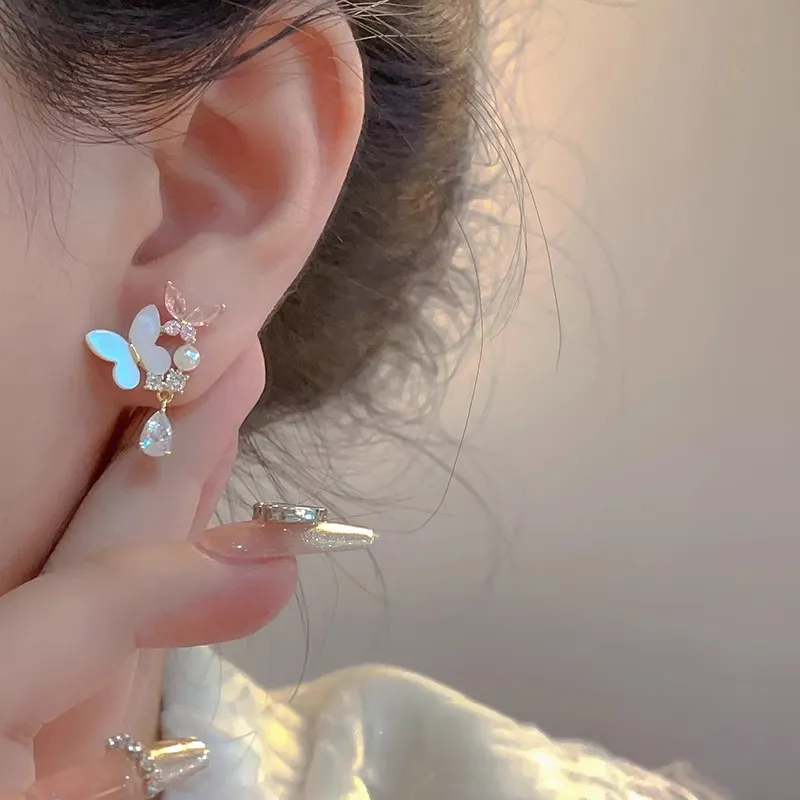 ONEKISS Gold Plated Copper Earrings Women's-2