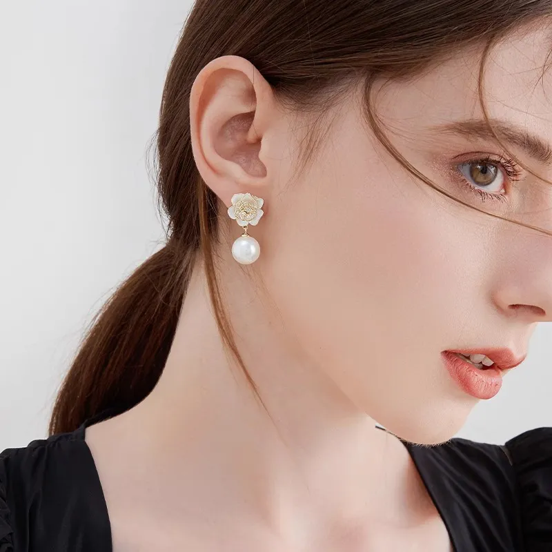ONEKISS Gold Plated Copper Earrings Women's-1