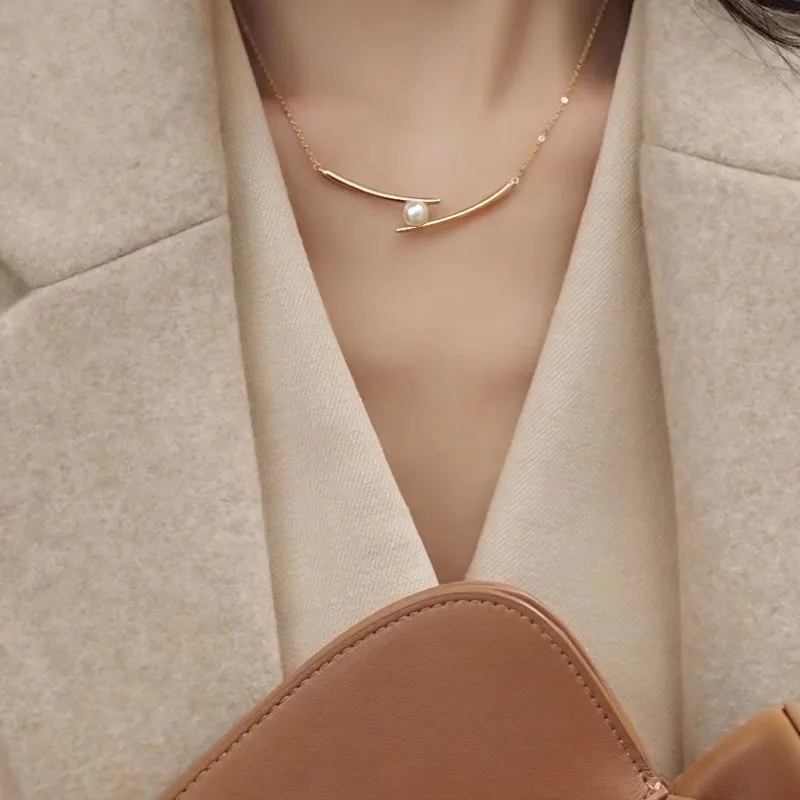 ONEKISS Gold Plated Copper Necklaces Women's-1
