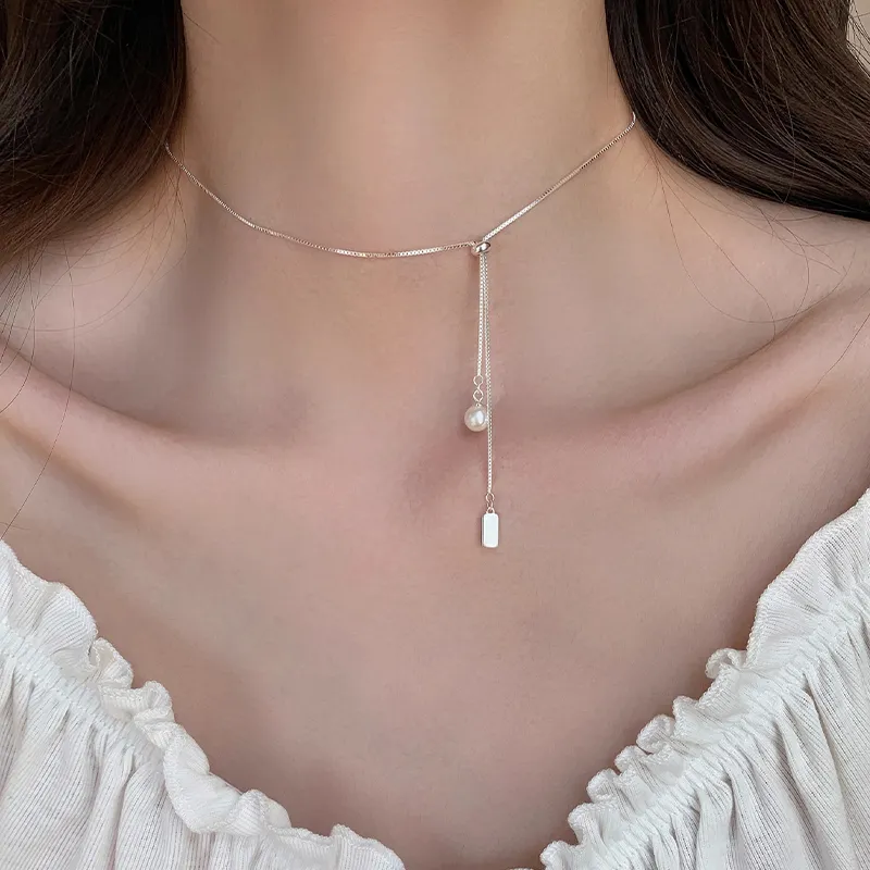 ONEKISS Gold Plated Copper Necklaces Women's-4