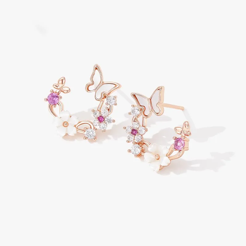 ONEKISS Gold Plated Copper Earrings Women's-2