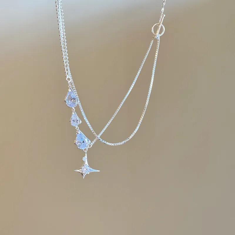 ONEKISS Gold Plated Copper Necklaces Women's-3