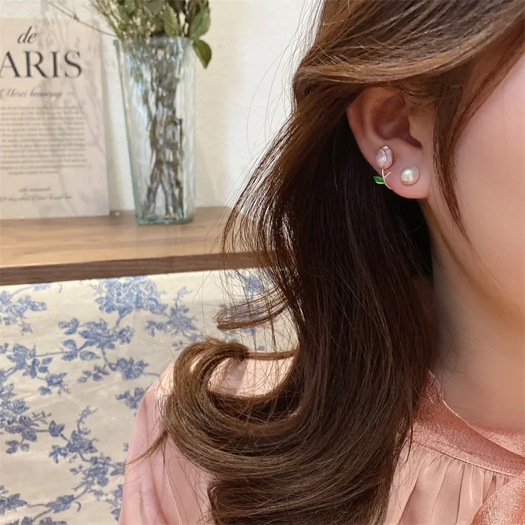 ONEKISS Gold-Plated Copper Earrings Women's-7