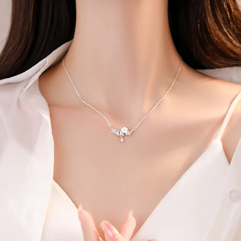 ONEKISS Gold Plated Copper Necklaces Women's-2