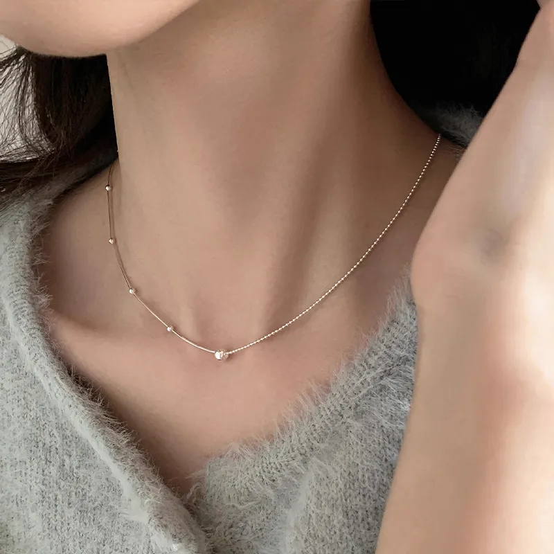 ONEKISS Gold Plated Copper Necklaces Women's-3
