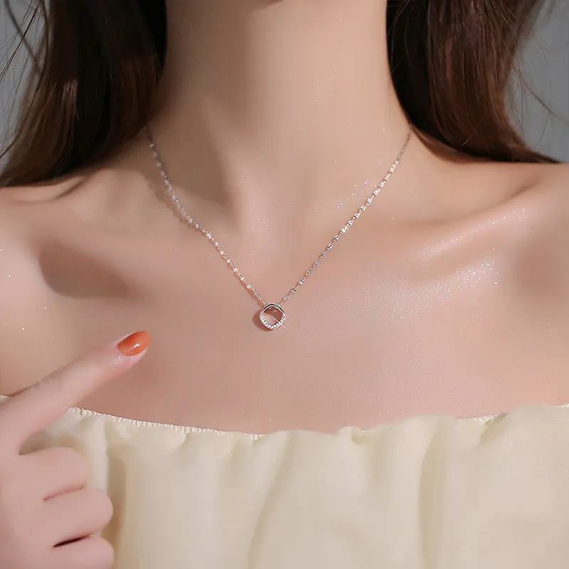 ONEKISS Gold Plated Copper Necklaces Women's-7