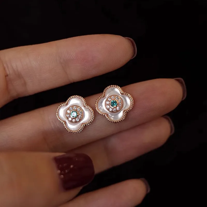 ONEKISS Zircon Earrings Women's-4
