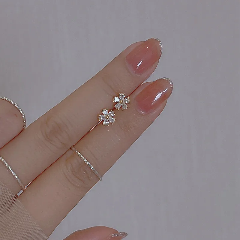 ONEKISS Artificial Zircon Stud Earrings Women's-8
