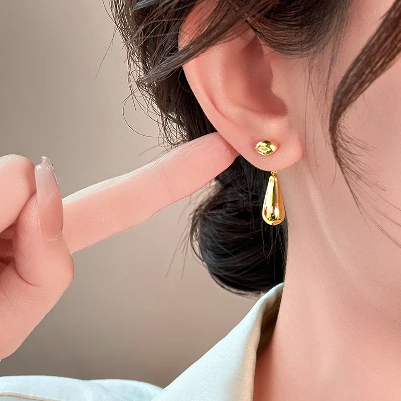ONEKISS Gold Plated Copper Earrings Women's-7