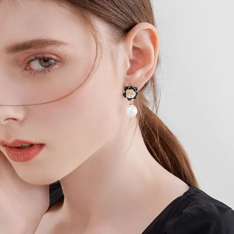 ONEKISS Gold Plated Copper Earrings Women's-3