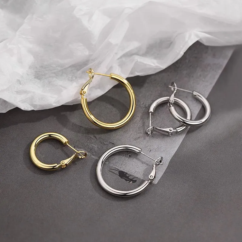 ONEKISS Gold Plated Copper Earrings Women's-4